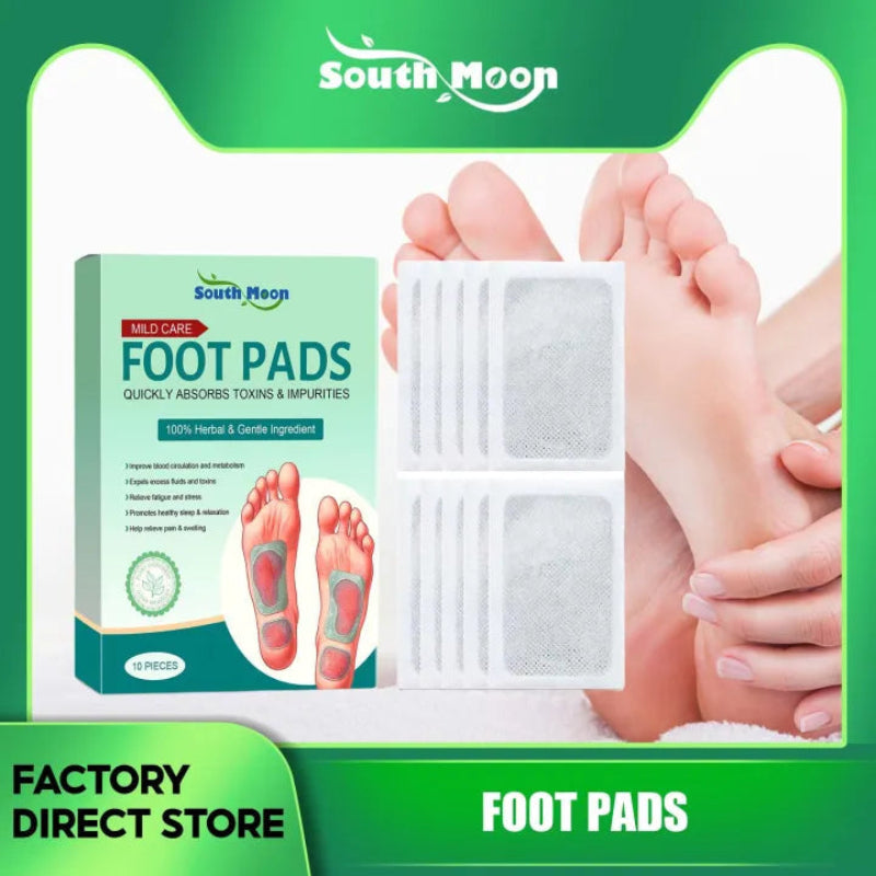 100% Merbal & Gentle Ingredient Detox Foot Patch (1 BOX = 20 PATCHES-BUY 1 GET 1 FREE)