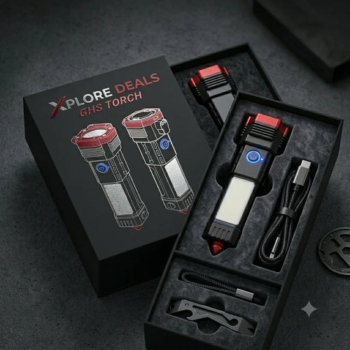 GHS Rechargeable Torch Flashlight
