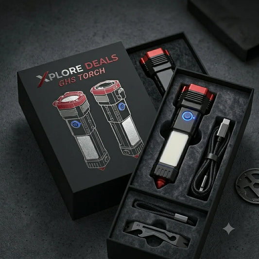 GHS Rechargeable Torch Flashlight