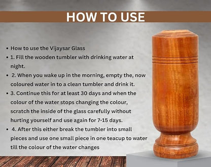 Herbal Wood Tumbler Control Diabetes (Pack Of 1)