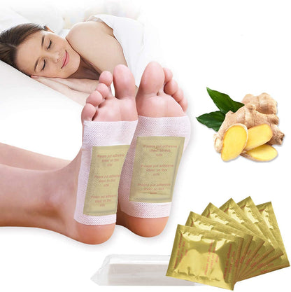 100% Merbal & Gentle Ingredient Detox Foot Patch (1 BOX = 20 PATCHES-BUY 1 GET 1 FREE)