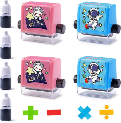 Smart Math Stamp Set – Reusable Roller Tools